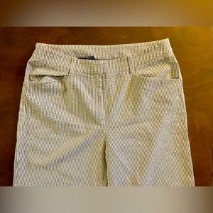 Jones New York Striped Seersucker Pants